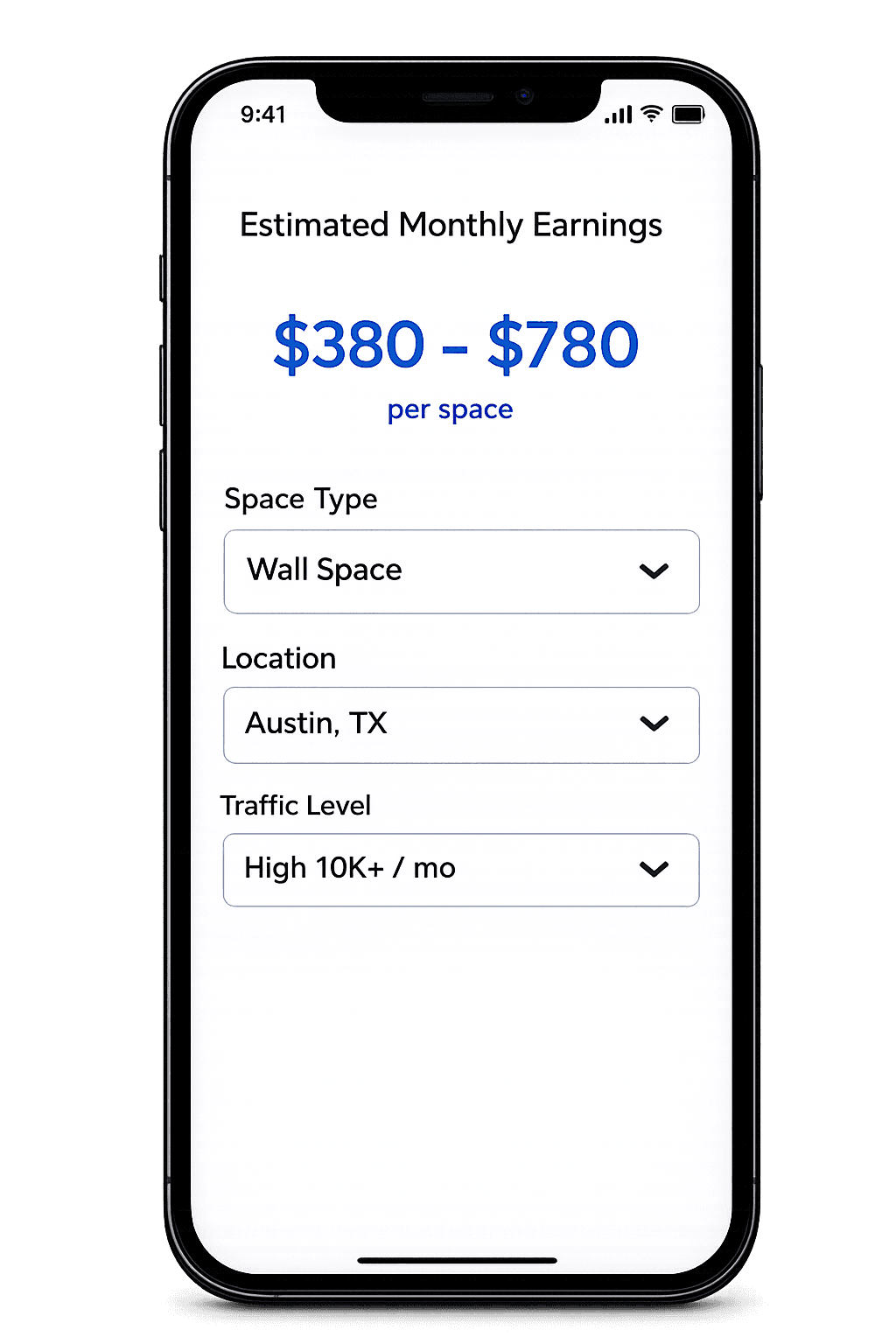 FOR SPACE PROVIDER app preview